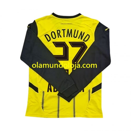 Camisola Borussia Dortmund Karim Adeyemi 27 Homem Equipamento Primeiro 2024-2025 Manga Comprida
